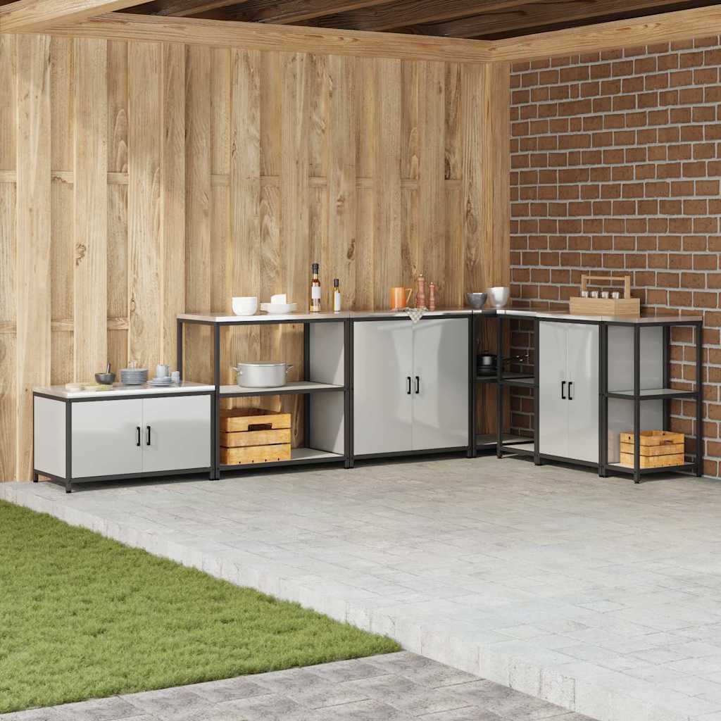 Stoccaggio in cucina Argento 60 x 50 x 92 cm Acciaio
