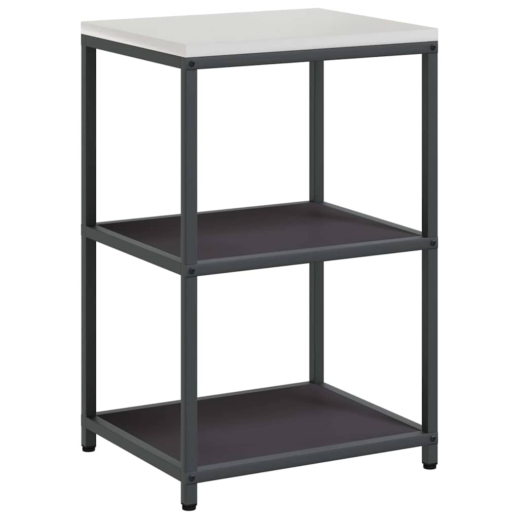 Stoccaggio in cucina Nero 60 x 50 x 92 cm Acciaio
