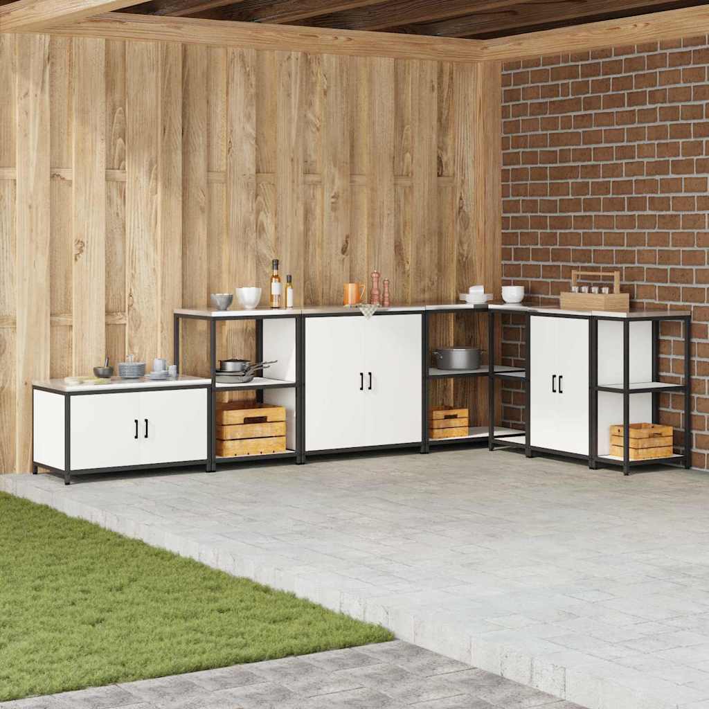 Stoccaggio in cucina Bianco 60 x 50 x 92 cm Acciaio