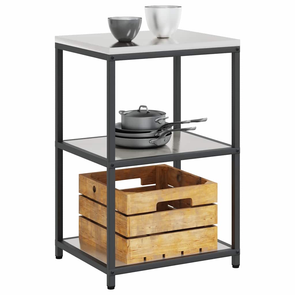 Stoccaggio in cucina Argento 60 x 50 x 92 cm Acciaio