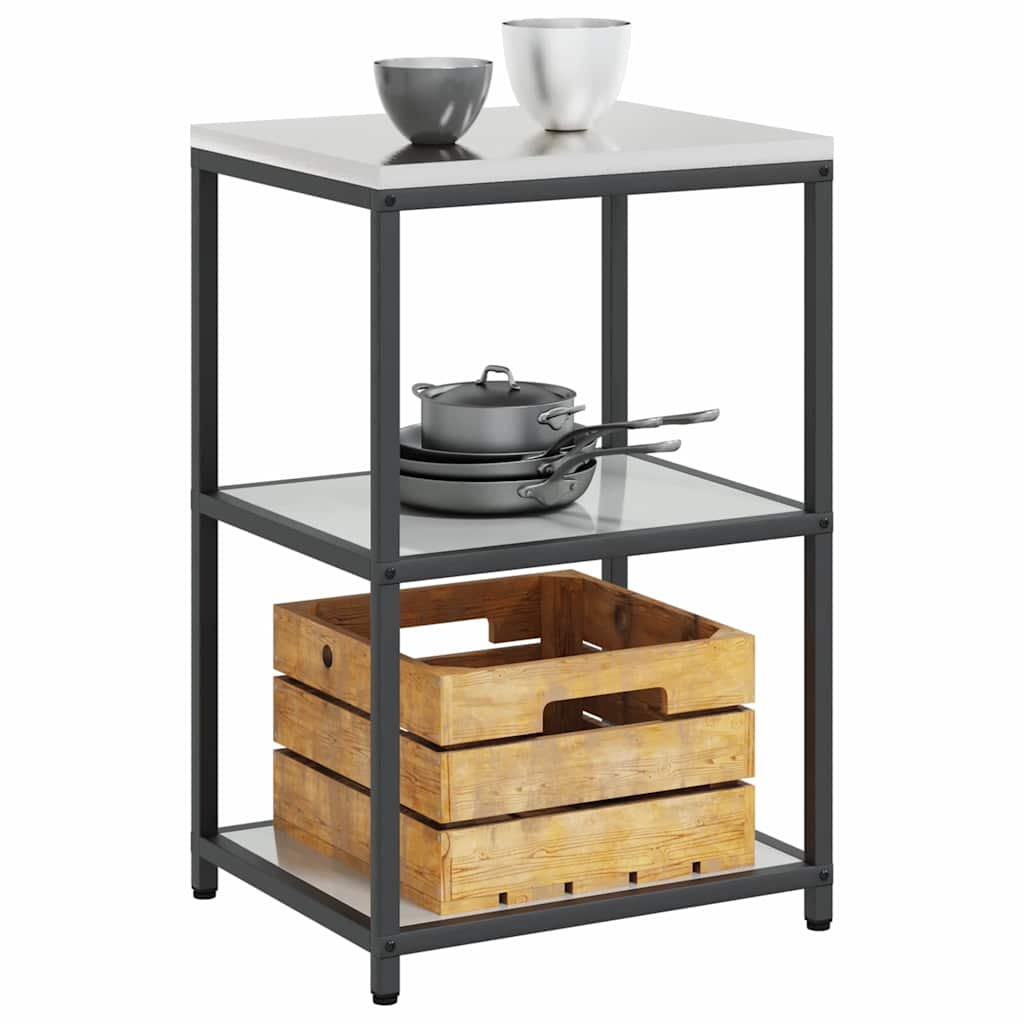 Stoccaggio in cucina Argento 60 x 50 x 92 cm Acciaio