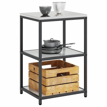 Stoccaggio in cucina Argento 60 x 50 x 92 cm Acciaio