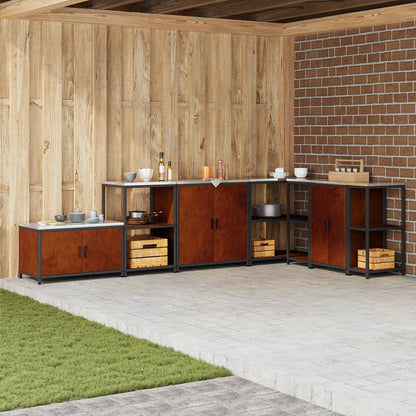 Stoccaggio in cucina Ruggine 60 x 50 x 92 cm Acciaio
