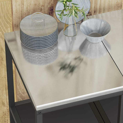 Stoccaggio in cucina Nero 60 x 50 x 92 cm Acciaio
