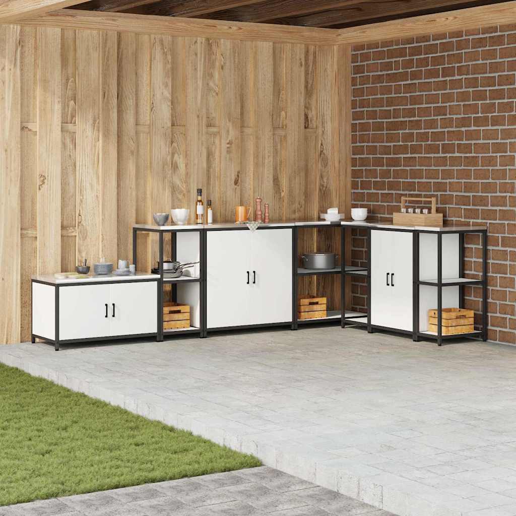 Stoccaggio in cucina Bianco 60 x 50 x 92 cm Acciaio