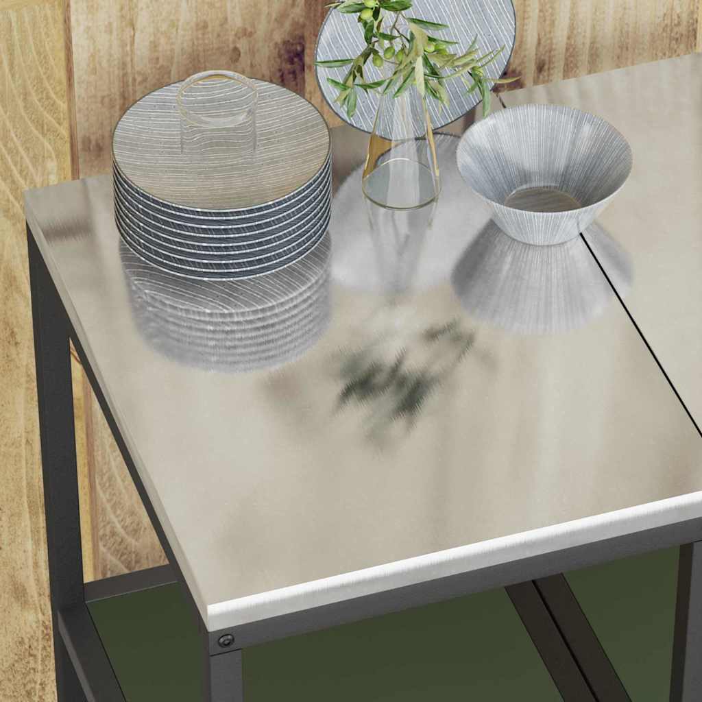 Stoccaggio in cucina Verde oliva 60 x 50 x 92 cm Acciaio
