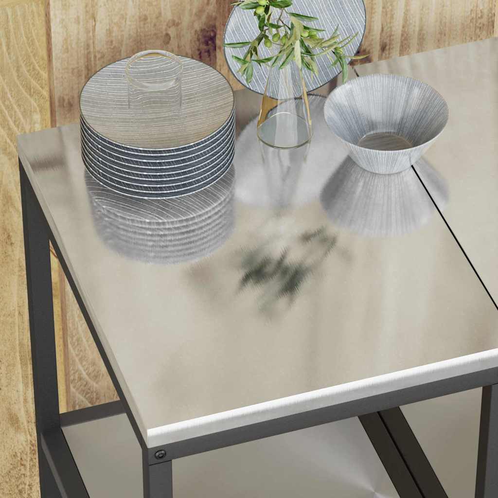 Stoccaggio in cucina Argento 60 x 50 x 92 cm Acciaio