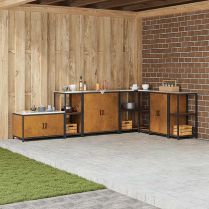 Stoccaggio in cucina Ruggine 60 x 50 x 92 cm Acciaio