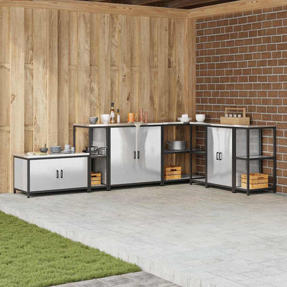 Stoccaggio in cucina Argento 60 x 50 x 92 cm Acciaio