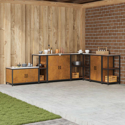 Stoccaggio in cucina Ruggine 60 x 50 x 92 cm Acciaio