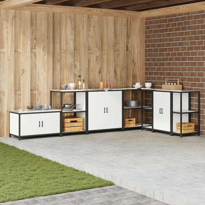 Stoccaggio in cucina con porta Bianco 60 x 50 x 92 cm Acciaio