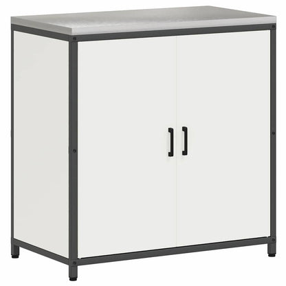 Stoccaggio in cucina con porta Bianco 60 x 50 x 92 cm Acciaio