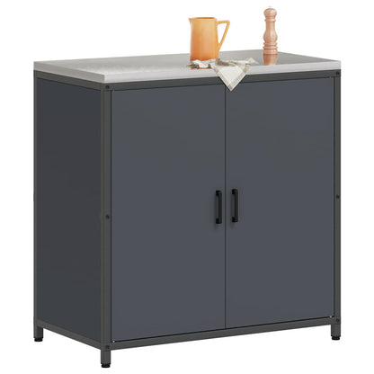 Stoccaggio in cucina Antracite 60 x 50 x 92 cm Acciaio