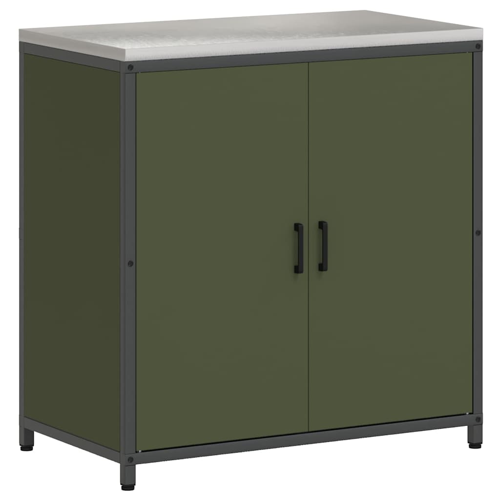 Stoccaggio in cucina Verde oliva 60 x 50 x 92 cm Acciaio