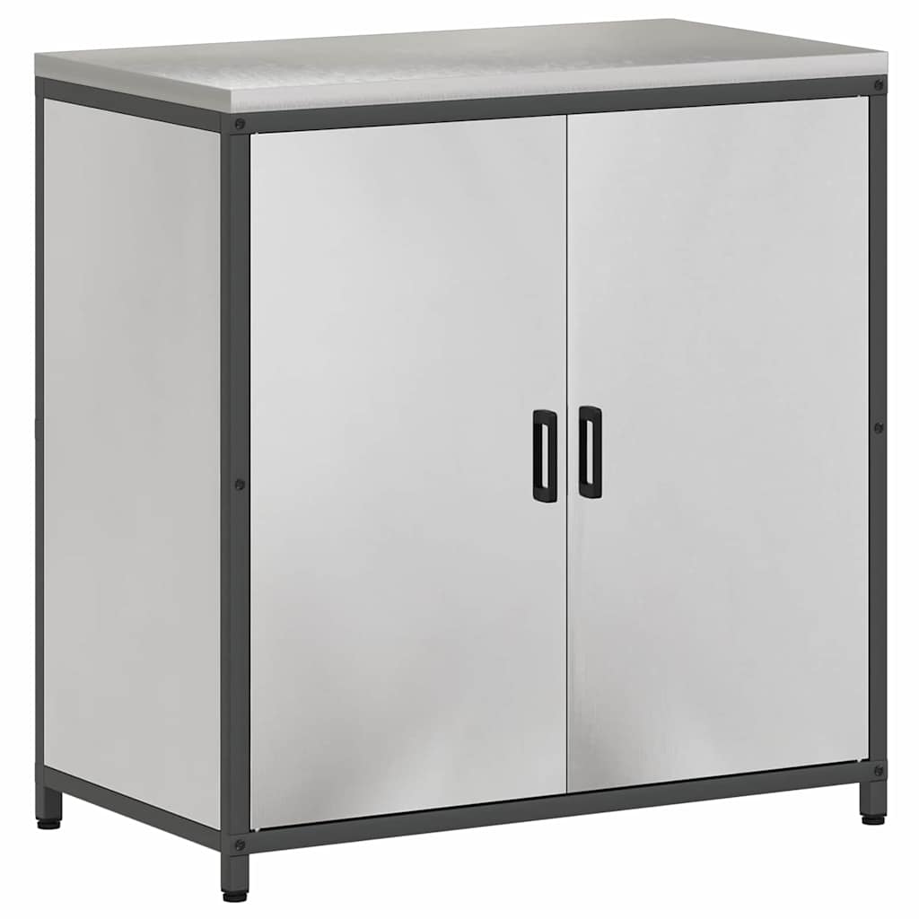 Stoccaggio in cucina con porta Argento 60 x 50 x 92 cm Acciaio