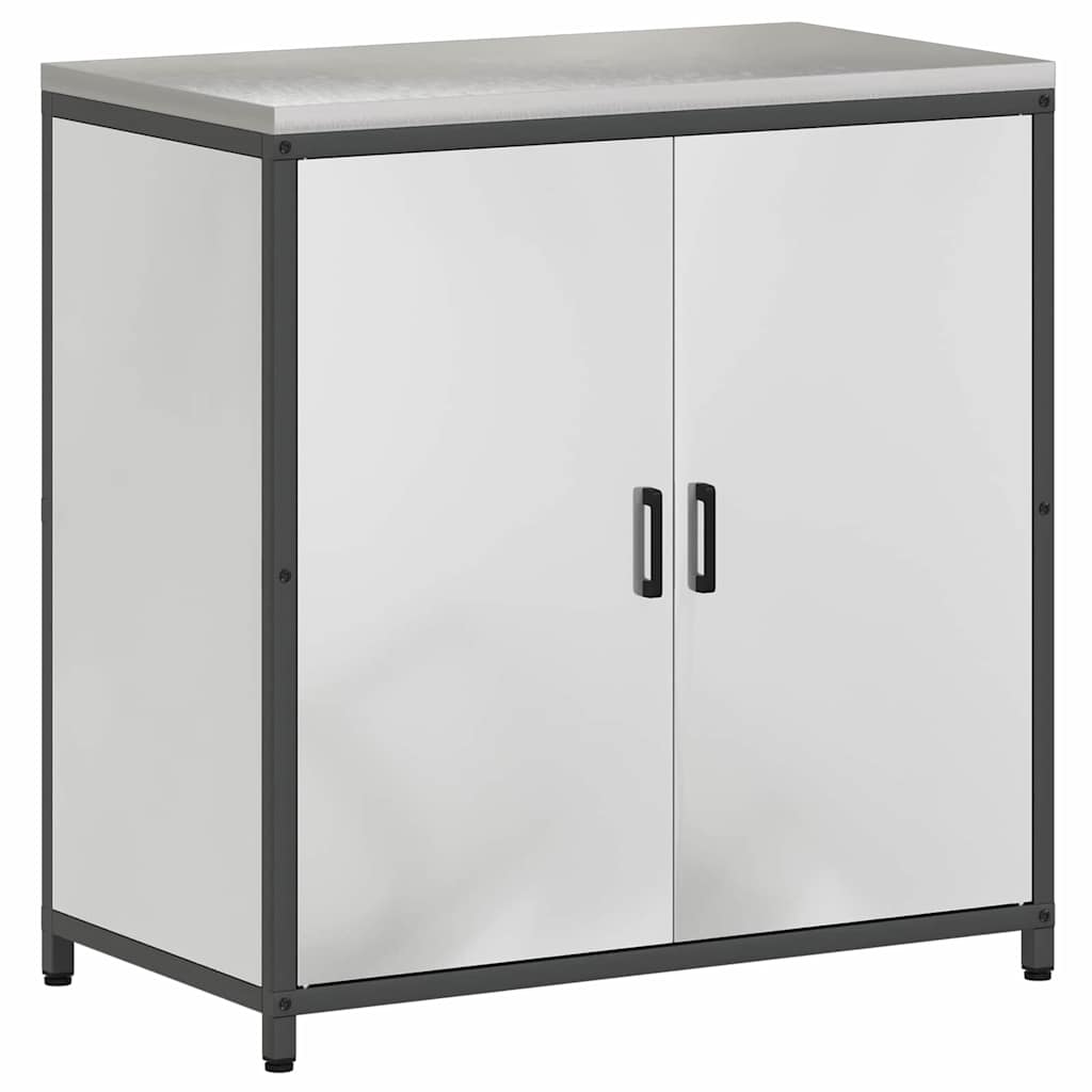 Stoccaggio in cucina con porta Argento 60 x 50 x 92 cm Acciaio
