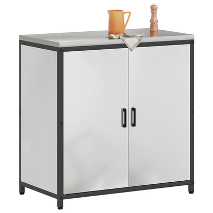 Stoccaggio in cucina con porta Argento 60 x 50 x 92 cm Acciaio