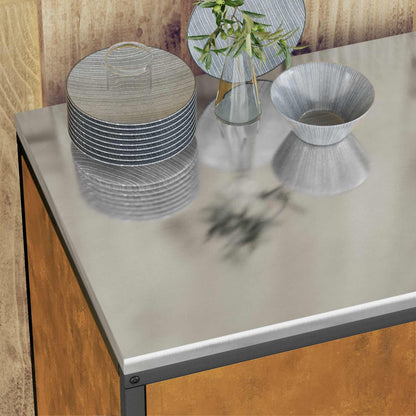 Stoccaggio in cucina con porta Ruggine 60 x 50 x 92 cm Acciaio