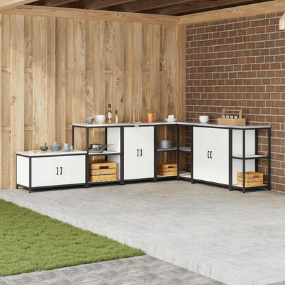 Stoccaggio in cucina con porta Bianco 60 x 50 x 92 cm Acciaio