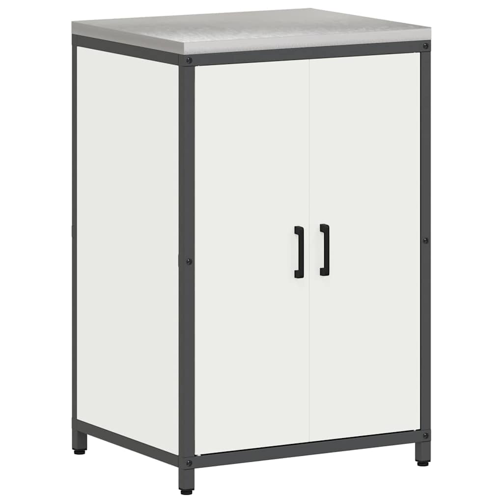Stoccaggio in cucina con porta Bianco 60 x 50 x 92 cm Acciaio