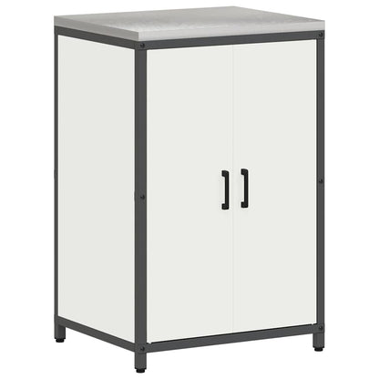 Stoccaggio in cucina con porta Bianco 60 x 50 x 92 cm Acciaio
