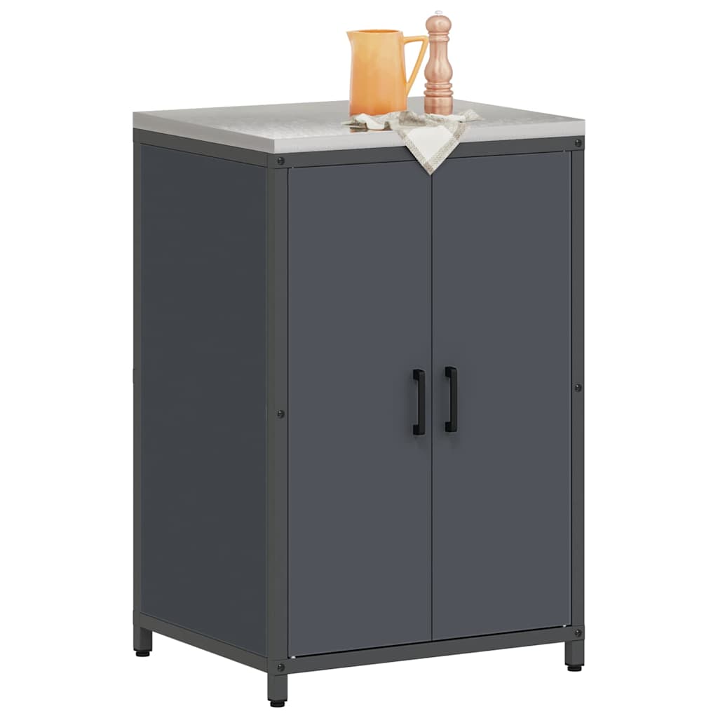 Stoccaggio in cucina Antracite 60 x 50 x 92 cm Acciaio