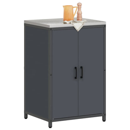 Stoccaggio in cucina Antracite 60 x 50 x 92 cm Acciaio