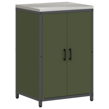 Stoccaggio in cucina Verde oliva 60 x 50 x 92 cm Acciaio