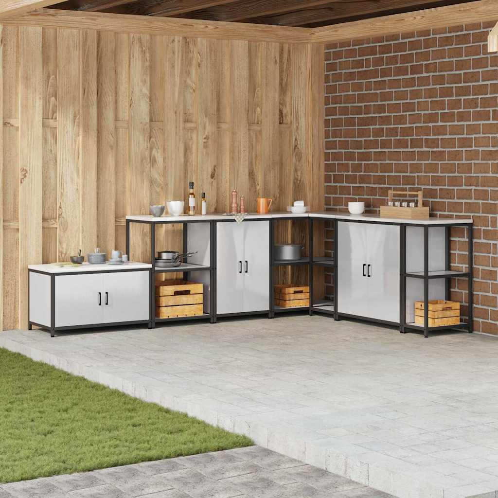 Stoccaggio in cucina con porta Argento 60 x 50 x 92 cm Acciaio
