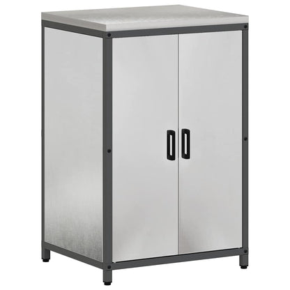 Stoccaggio in cucina con porta Argento 60 x 50 x 92 cm Acciaio