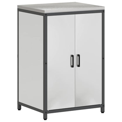 Stoccaggio in cucina con porta Argento 60 x 50 x 92 cm Acciaio
