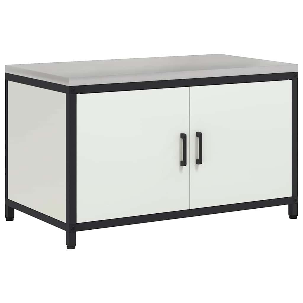 Stoccaggio in cucina con porta Bianco 60 x 50 x 92 cm Acciaio