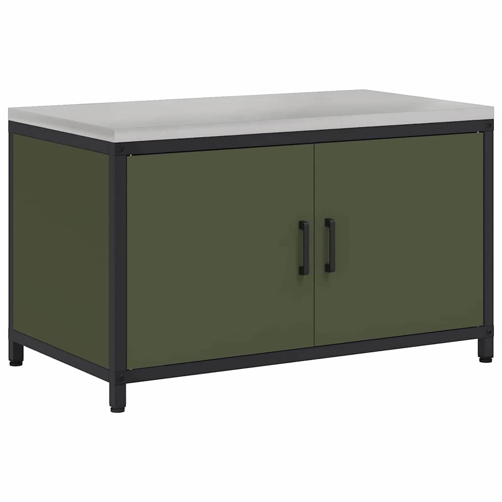 Stoccaggio in cucina Verde oliva 60 x 50 x 92 cm Acciaio