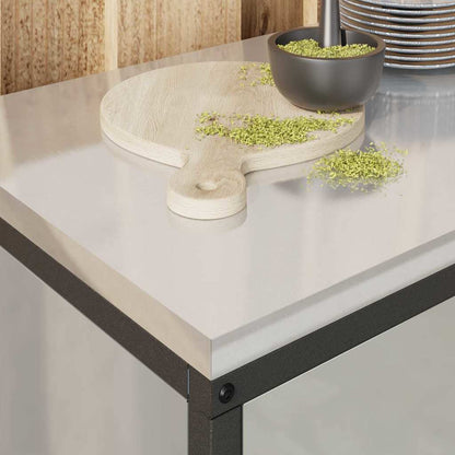 Stoccaggio in cucina con porta Argento 60 x 50 x 92 cm Acciaio