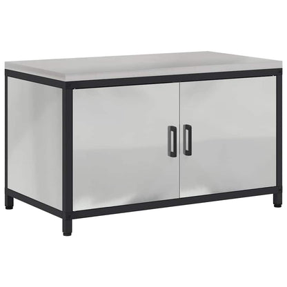 Stoccaggio in cucina con porta Argento 60 x 50 x 92 cm Acciaio
