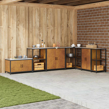 Stoccaggio in cucina con porta Ruggine 60 x 50 x 92 cm Acciaio