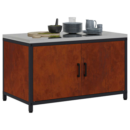Stoccaggio in cucina con porta Ruggine 60 x 50 x 92 cm Acciaio