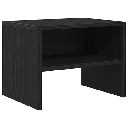 Armadio da Notte 2 pcs Rovere nero 40 x 40 x 30 cm