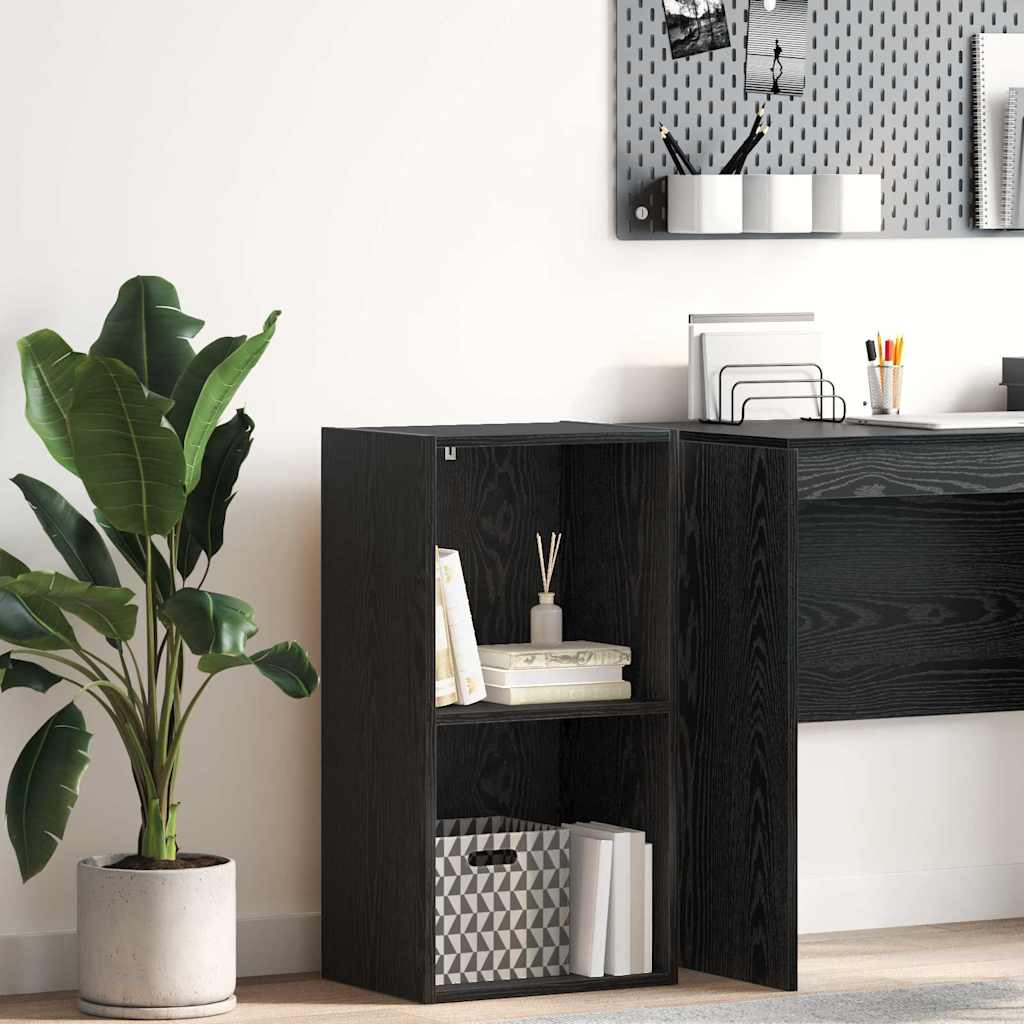 Libreria Rovere Nero 40 x 30 x 77 cm Legno multistrato