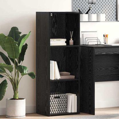 Libreria Rovere Nero 40 x 30 x 114 cm Legno multistrato