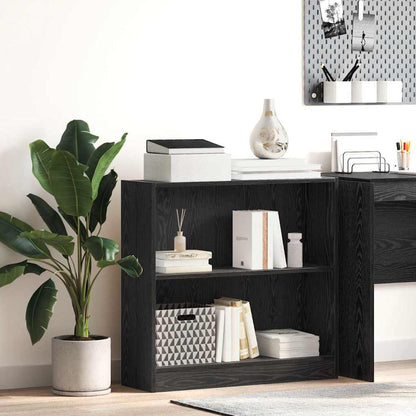 Libreria Rovere Nero 80 x 24 x 76 cm Legno multistrato