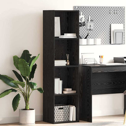 Libreria Rovere Nero 40 x 30 x 152 cm Legno multistrato