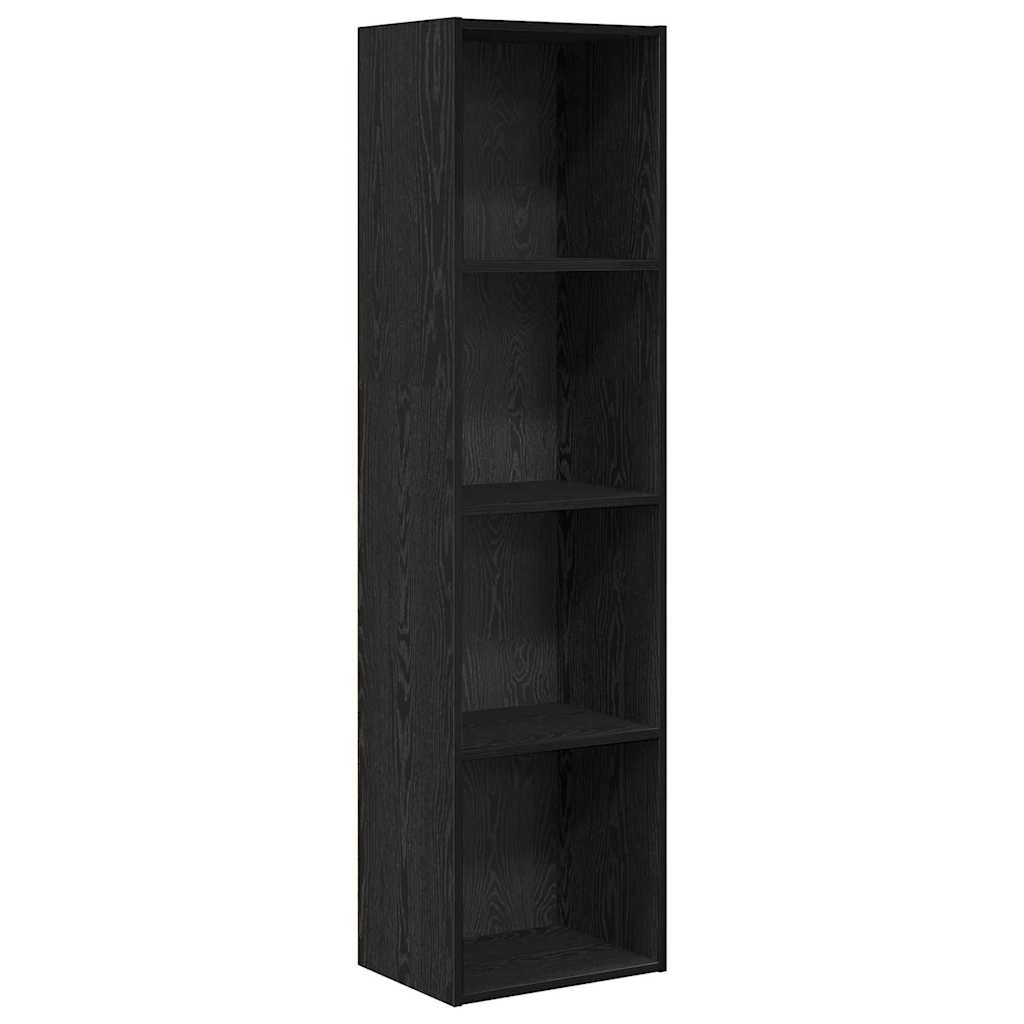 Libreria Rovere Nero 40 x 30 x 152 cm Legno multistrato