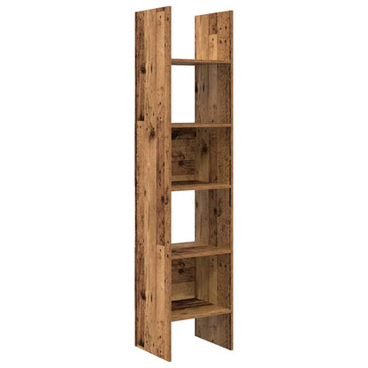Armadio per Libri Legno vecchio 40 x 35 x 180 cm
