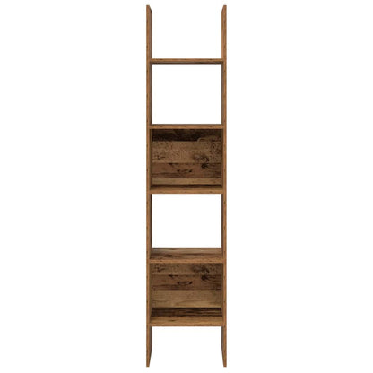 Armadio per Libri Legno vecchio 40 x 35 x 180 cm