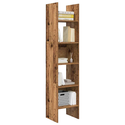 Armadio per Libri Legno vecchio 40 x 35 x 180 cm