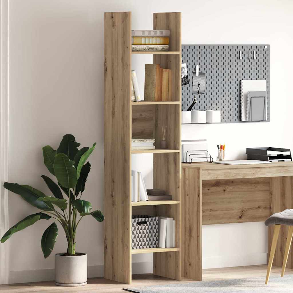 Armadio per Libri rovere artigianale 40 x 35 x 180 cm