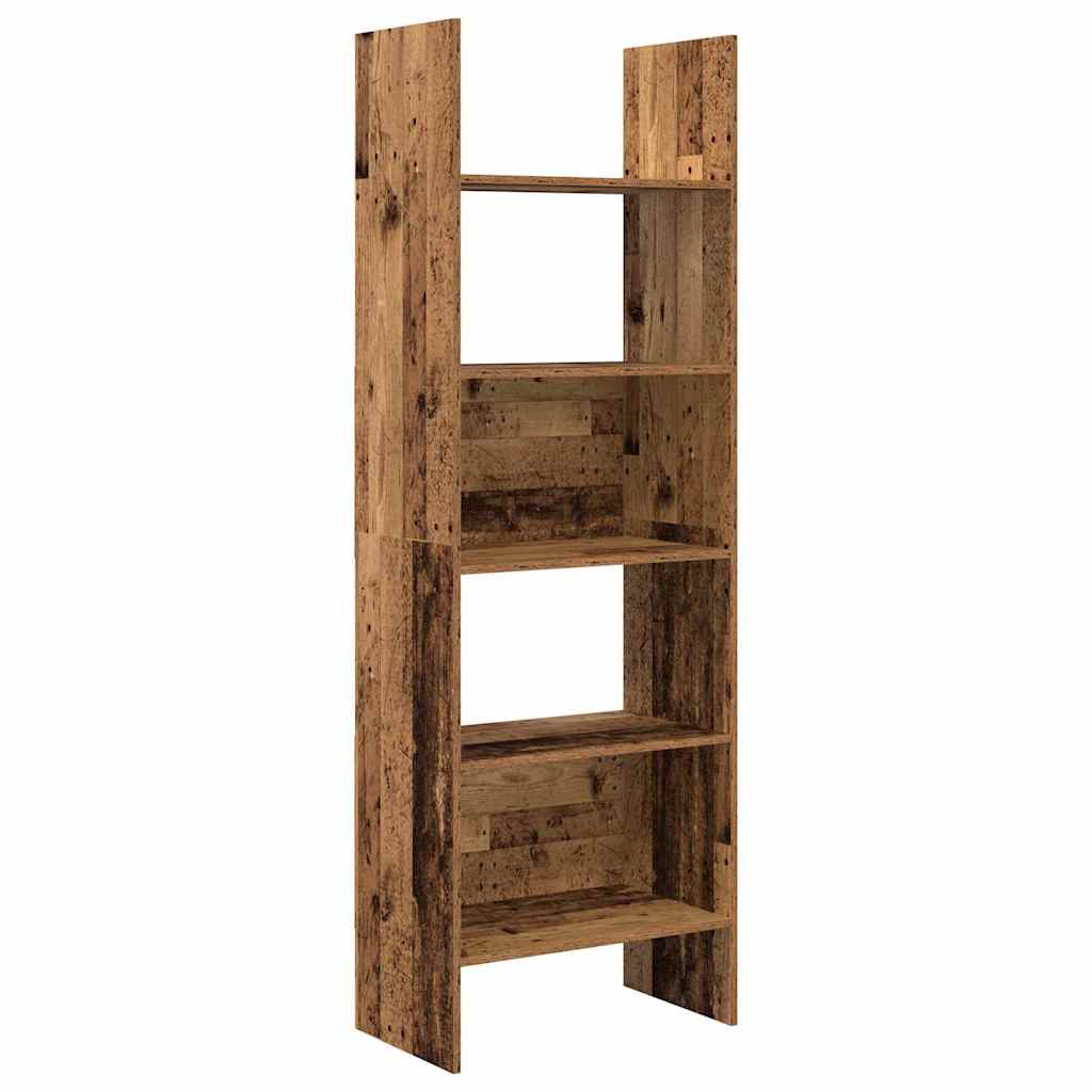 Armadio per Libri Legno vecchio 60 x 35 x 180 cm