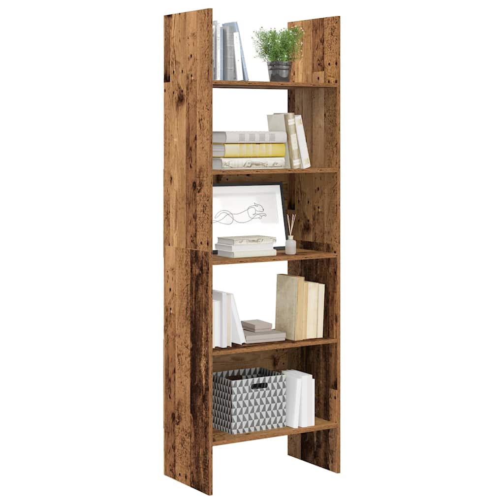 Armadio per Libri Legno vecchio 60 x 35 x 180 cm