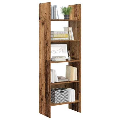 Armadio per Libri Legno vecchio 60 x 35 x 180 cm